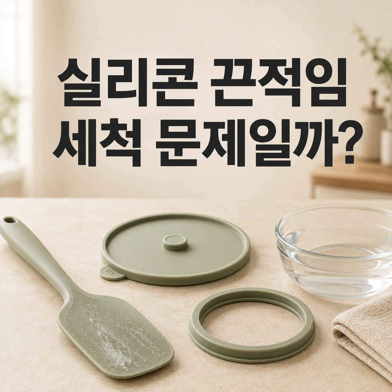 실리콘 끈적임